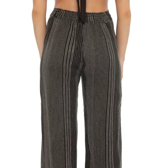 TRINA TURK $162 NWT Verona Side Slit Swim Wide Leg Cover-Up Pants - Picture 3 of 13